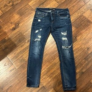 Express mid rise legging jeans